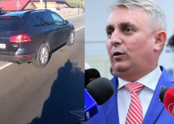 VIDEO: Ministrul Lucian Bode, accident după o cursă periculoasă pe contrasens