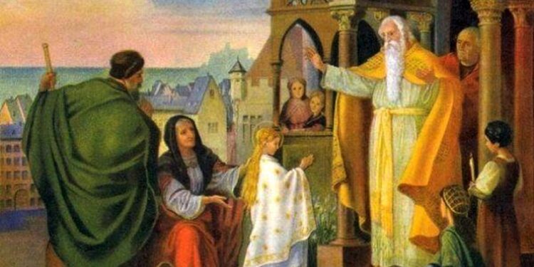 intrarea maicii domnului