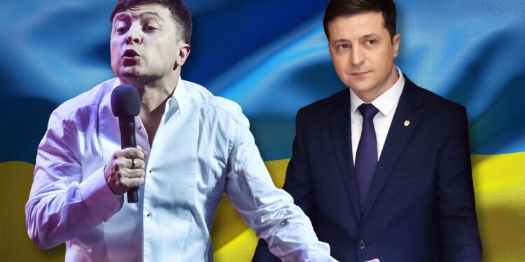 Volodimir Zelensky, de la comediant la președintele Ucrainei. Cine îl sprijină pe acest personaj