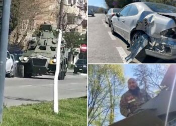 Dani Mocanu dă prima declarație după ce a lovit două mașini dintr-un tanc. „Rămâneţi aproape pentru că veţi vedea ceva ce nu aţi mai văzut în România”