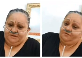 Sorina Guță a ajuns la pat din cauza bolii. Este nevoită să poarte masca de oxigen