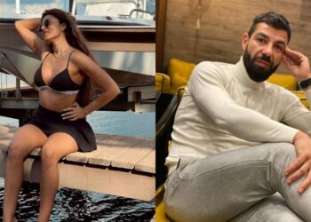 FOTO Un nou cuplu în showbiz! Ea este cântăreața, el fotbalist, doar că diferență de vârstă le dă mari bătăi de cap